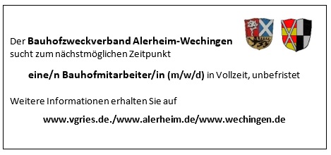 Bauhof Stellenanzeige